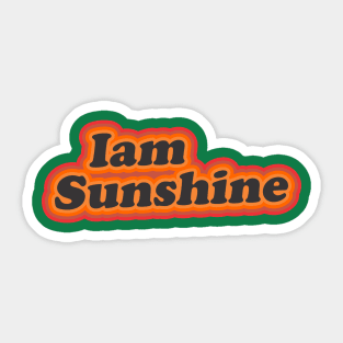 i'm sunshine Sticker